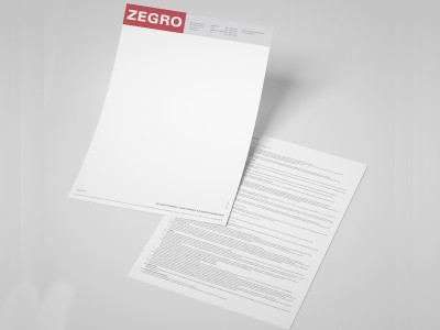 Briefpapier1 A4 Zegro